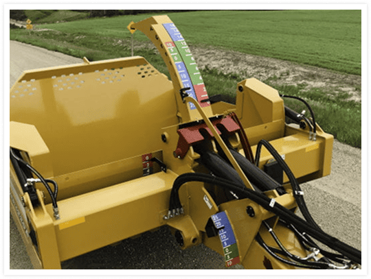 Pulldozer scraper depth gauge and hydraulics