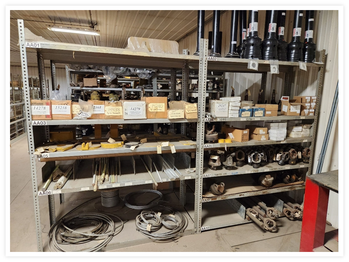 Bridgeview heavy-duty galvanized shelving