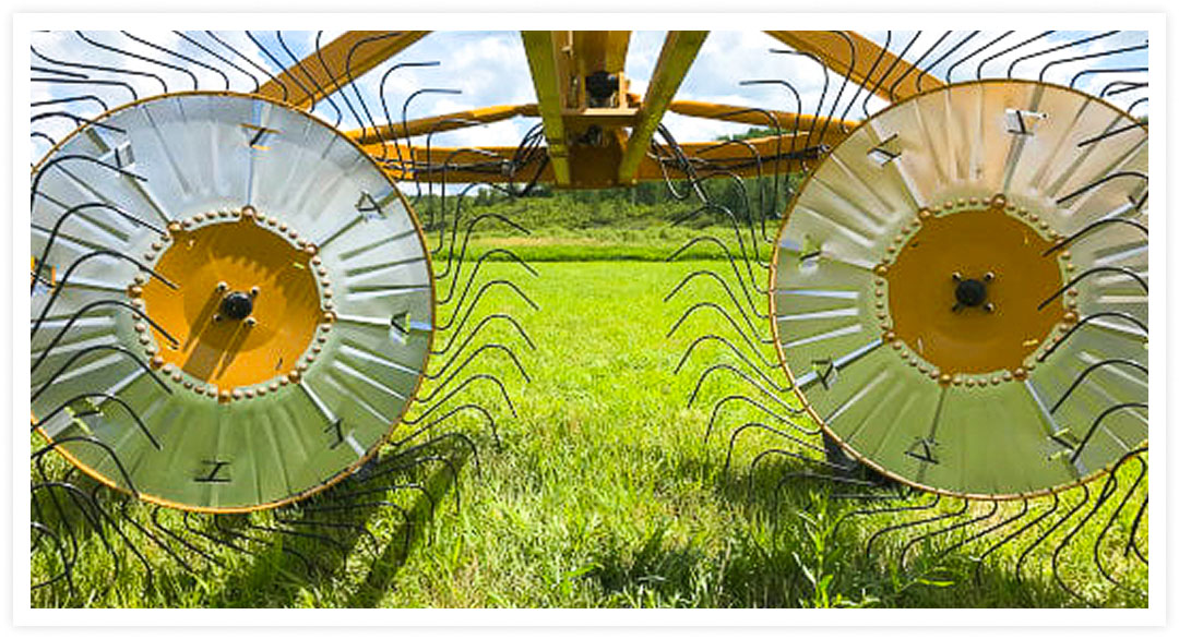 Close-up of wheel assembly