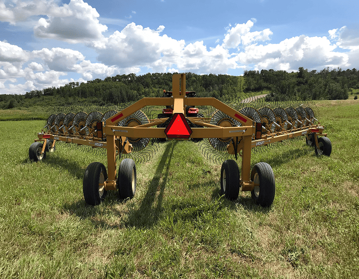 Bale King wheel hay rake